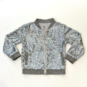 MIA Silver Sequin Jacket